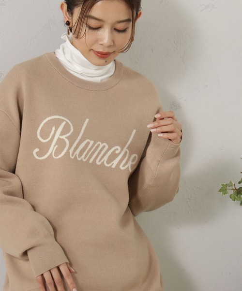 FOUND GOOD（ファウンドグッド）の「COZYロゴニットPO（ニット/セーター・レディース・ベージュ/グレー系5/グレー系8/レッド系8・L/S/M）」の20枚目の写真