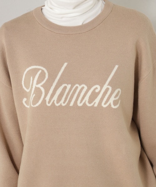 FOUND GOOD（ファウンドグッド）の「COZYロゴニットPO（ニット/セーター・レディース・ベージュ/グレー系5/グレー系8/レッド系8・L/S/M）」の5枚目の写真