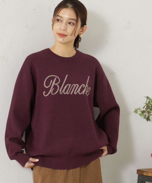 FOUND GOOD（ファウンドグッド）の「COZYロゴニットPO（ニット/セーター・レディース・ベージュ/グレー系5/グレー系8/レッド系8・L/S/M）」の8枚目の写真