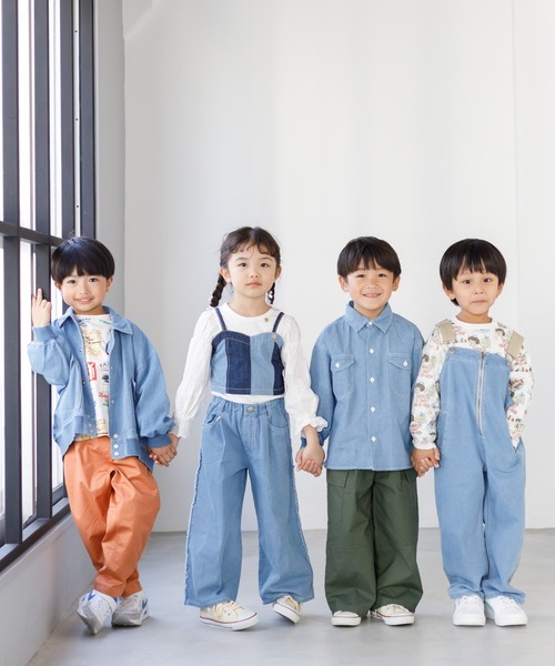 MAKE YOUR DAY(メイクユアデイ)の「フロントジップオーバーオール■80~140cm(サロペット/オーバーオール・キッズ・ベージュ/ネイビー/ブルー/オフホワイト・80/90/100/110/120/130/140)」の21枚目の写真