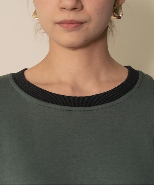 DOLLUPOOPS（ドールアップウップス）の「【ZOZO限定商品】ストライプシャツレイヤードライク配色トップス（その他トップス・レディース・グリーン・38）」の8枚目の写真