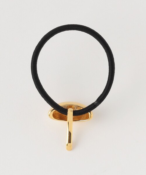 green label relaxing（グリーンレーベルリラクシング）の「GLR シュシュ ヘアカフ / キッズ（その他ヘアアクセサリー・キッズ・ブラック/ナチュラル・FREE）」の7枚目の写真