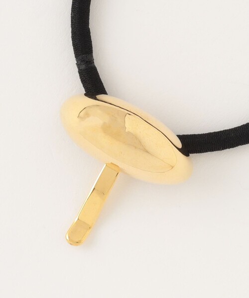 green label relaxing（グリーンレーベルリラクシング）の「GLR シュシュ ヘアカフ / キッズ（その他ヘアアクセサリー・キッズ・ブラック/ナチュラル・FREE）」の8枚目の写真