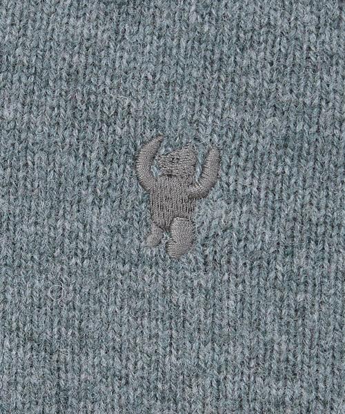 coen（コーエン）の「ラムウールVネックニットプルオーバー（ニット/セーター・メンズ・ライトグレー/ブラウン/ネイビー/ワイン/オフホワイト/ケリー・SMALL/MEDIUM/X-LARGE/LARGE）」の8枚目の写真