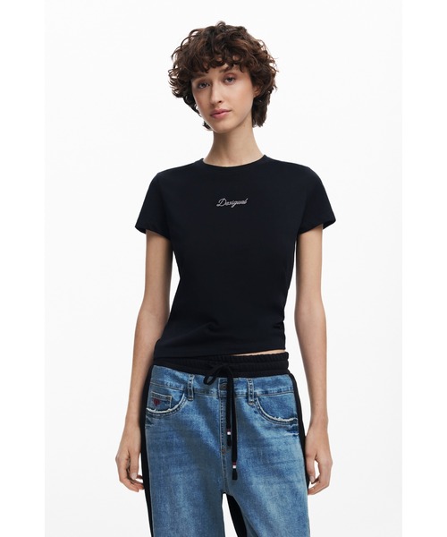 Desigual(デシグアル)の「ハイブリッドデニム ジョガーパンツ25S(その他パンツ・レディース・ブラック×ブルー・S/M/L/XL/XS)」の5枚目の写真