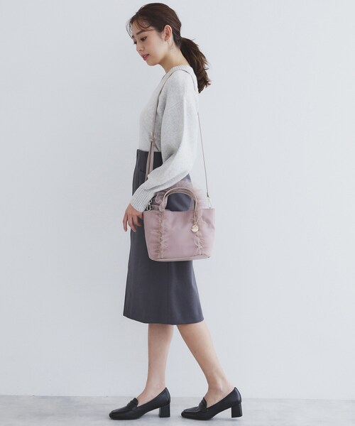 index（インデックス）の「2WAYフリルショルダーバッグ（トートバッグ・レディース・ピンク系/ライトグレー/ブラック・00）」の20枚目の写真