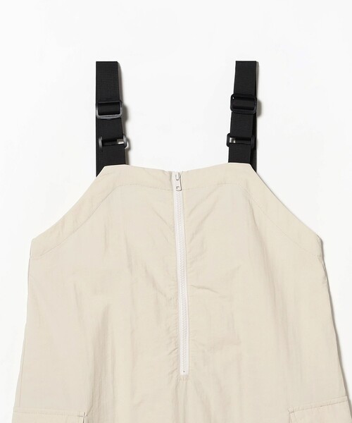 B:MING by BEAMS（ビーミングバイビームス）の「【洗える】2WAY ミリタリー ワンピース（S～M）（ジャンパースカート・レディース・ダークグリーン/ナチュラル・MEDIUM/SMALL）」の8枚目の写真