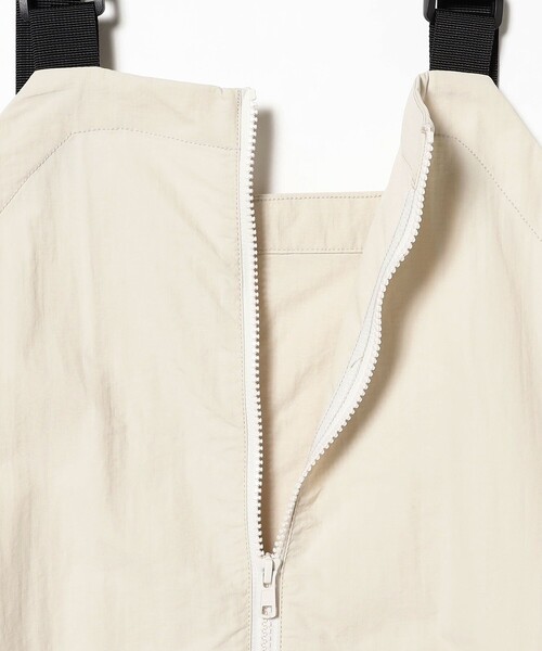 B:MING by BEAMS（ビーミングバイビームス）の「【洗える】2WAY ミリタリー ワンピース（S～M）（ジャンパースカート・レディース・ダークグリーン/ナチュラル・MEDIUM/SMALL）」の9枚目の写真