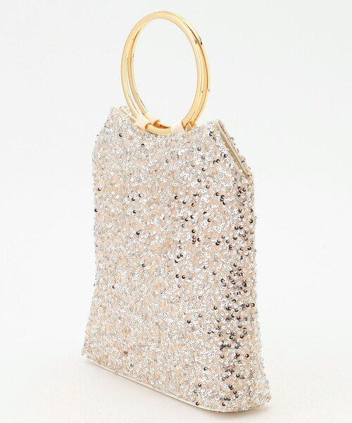 ANY SIS（エニィスィス）の「【2WAY】リングメタルスパンコール ショルダーバッグ（ショルダーバッグ・レディース・シルバー系/ブラック系・2）」の13枚目の写真