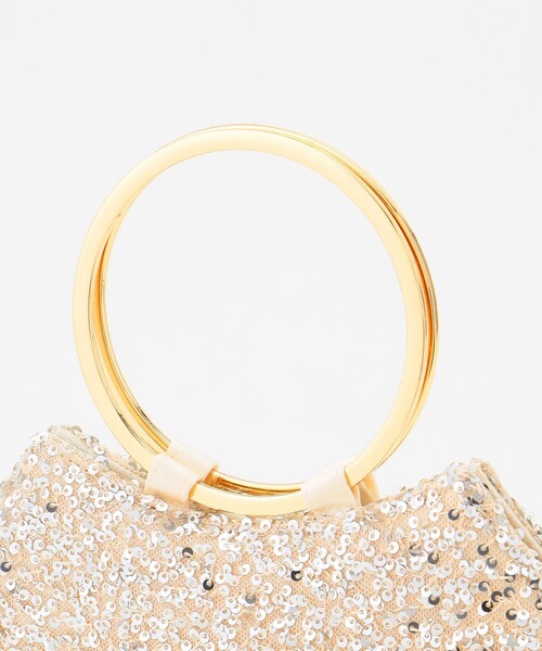 ANY SIS（エニィスィス）の「【2WAY】リングメタルスパンコール ショルダーバッグ（ショルダーバッグ・レディース・シルバー系/ブラック系・2）」の15枚目の写真