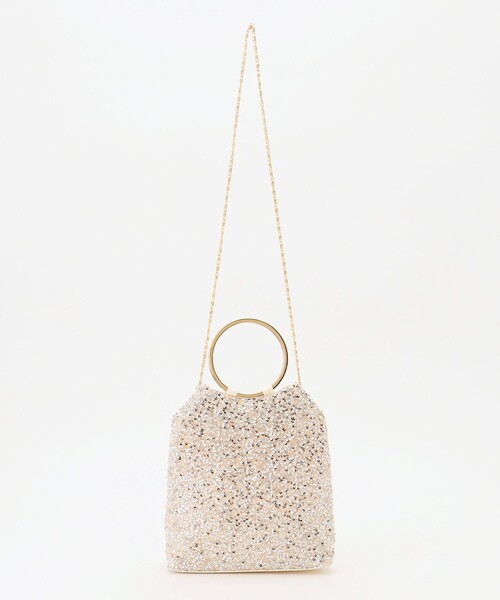 ANY SIS（エニィスィス）の「【2WAY】リングメタルスパンコール ショルダーバッグ（ショルダーバッグ・レディース・シルバー系/ブラック系・2）」の17枚目の写真