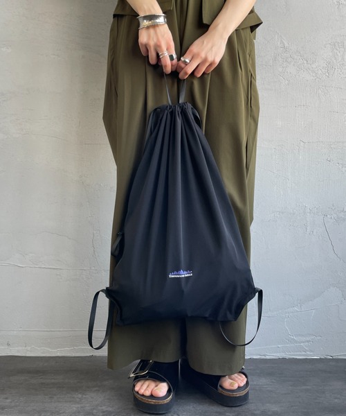 THOUSAND MILE（サウザンドマイル）の「[THOUSAND MILE/サウザンド マイル] 別注 サマーバケーション ワイドパンツセットアップ（セットアップ・レディース・ネイビー/オリーブ/チャコールグレー/ブラック・F）」の22枚目の写真