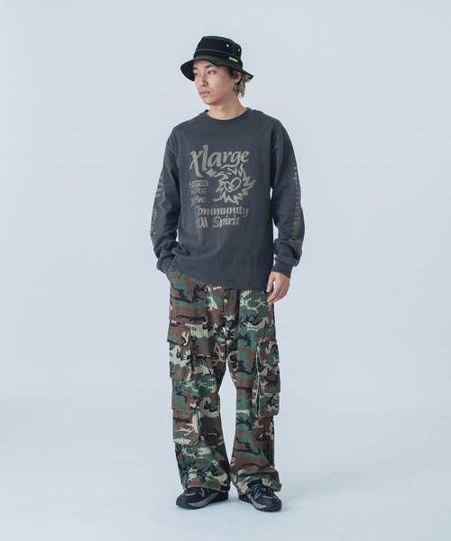 XLARGE（エクストララージ）の「CONTRAST STITCHED BUCKET HAT（ハット・メンズ・ブラック/ネイビー/パープル・L/M）」の11枚目の写真