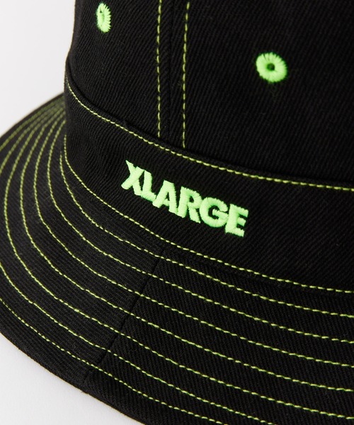 XLARGE（エクストララージ）の「CONTRAST STITCHED BUCKET HAT（ハット・メンズ・ブラック/ネイビー/パープル・L/M）」の15枚目の写真