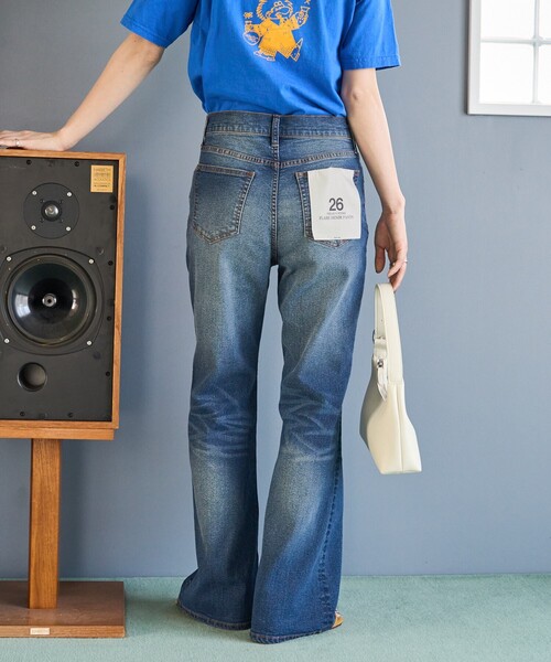 FREAK'S STORE（フリークスストア）の「限定展開　フレアデニム（デニムパンツ・レディース・ブルー/ネイビー/ブラック/サックスブルー・24/25/26/27）」の14枚目の写真