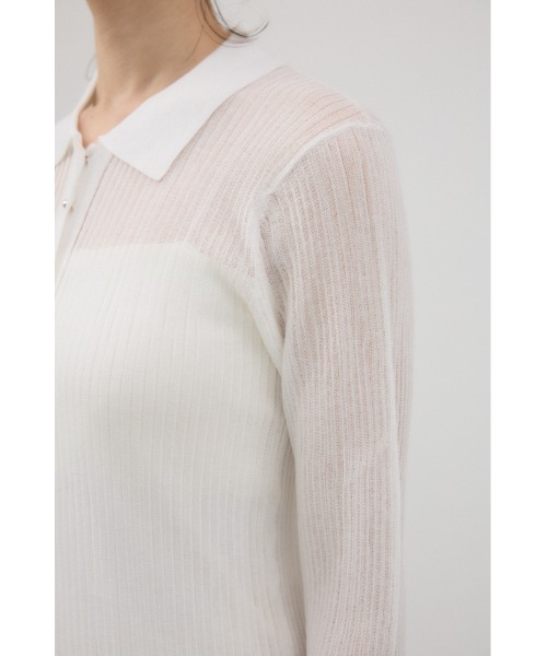 philme シアーポロニット アイボリー philme シアーポロニット アイボリー