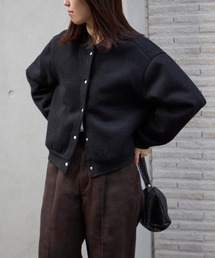 TRIANGLE PALETTE（トライアングルパレット）の「スナップボタン ダンボール ブルゾン/セットアップ対応（スタジャン）」