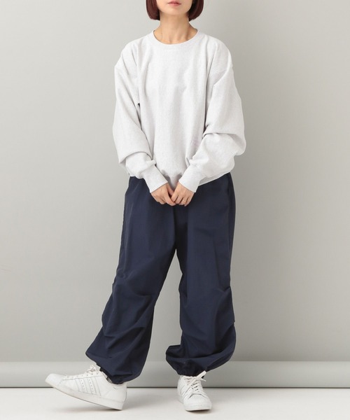 e/rm（イーアールエム）の「【e/rm・コラボ】AOR＊e/rm ナイロンパンツ（その他パンツ・レディース・ライトベージュ/ネイビー・FREE）」の5枚目の写真