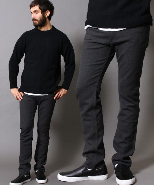 BEAUTY&YOUTH UNITED ARROWS(ビューティーアンドユースユナイテッドアローズ)の「BY テック フラノ 5ポケット スリムパンツ◆(その他パンツ・メンズ・ダークグレー/ネイビー・X-LARGE/LARGE/MEDIUM/SMALL)」の1枚目の写真