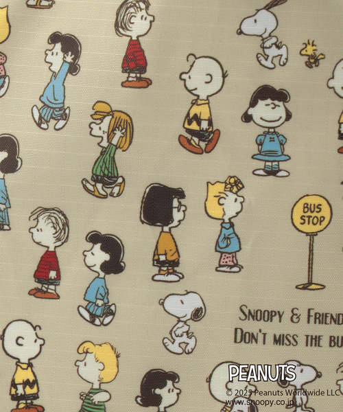 PEANUTS(ピーナッツ)の「スヌーピー折りたたみ保冷&保温エコバッグ(エコバッグ/サブバッグ・レディース・ブルー/ブラック/ブラウン/ベージュ・FREE)」の9枚目の写真