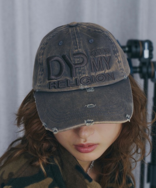 DTYYPE(ドタイプ)の「刺繍ダメージ入りMYキャップ(キャップ・レディース・チャコールグレー/ネイビー/レッド・FREE)」の17枚目の写真