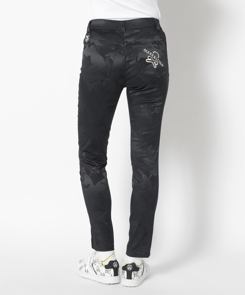 MARK & LONA(マークアンドロナ)の「Gauge Camouflage Slim Pants | WOMEN(その他パンツ・レディース・ホワイト/ブラック・38/36)」の9枚目の写真