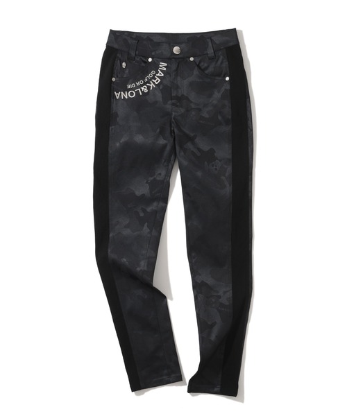MARK & LONA(マークアンドロナ)の「Gauge Camouflage Slim Pants | WOMEN(その他パンツ・レディース・ホワイト/ブラック・38/36)」の5枚目の写真