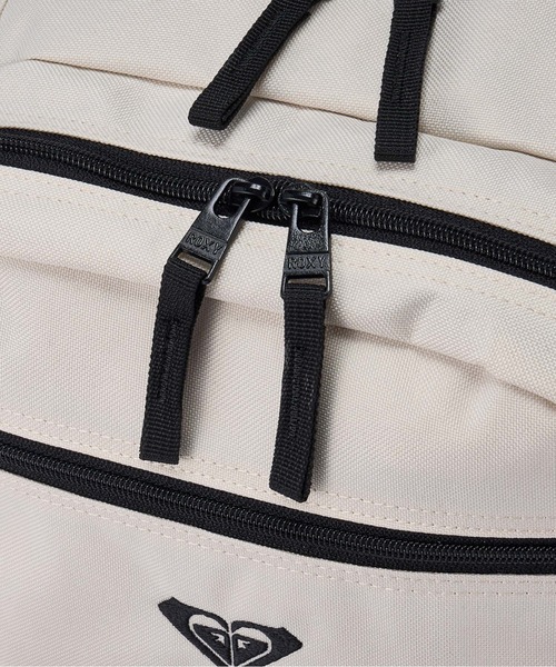 ROXY(ロキシー)の「ROXY/ロキシー バックパック NEW BEGINNING 撥水 RBG251304(バックパック/リュック・メンズ・ブラック/ライトベージュ・FREE)」の7枚目の写真