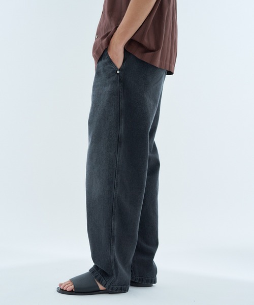 ESTNATION（エストネーション）の「ESTNATION / AUTHEN テーパード デニムトラウザーズ（デニムパンツ・メンズ・ライトブルー/ブラック・30/32/34）」の19枚目の写真