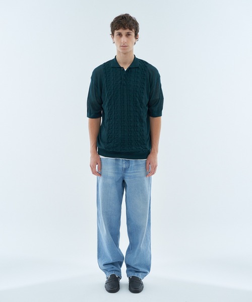 ESTNATION（エストネーション）の「ESTNATION / AUTHEN テーパード デニムトラウザーズ（デニムパンツ・メンズ・ライトブルー/ブラック・30/32/34）」の6枚目の写真