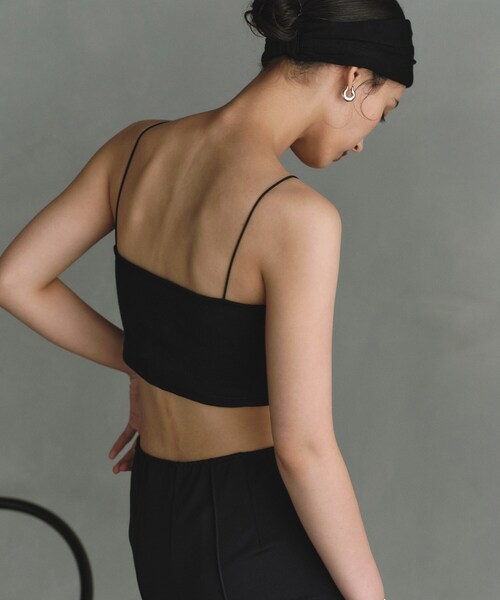 CODE A(コードエー)の「bandeau bra short top(チューブトップ・レディース・ライトグレー/ホワイト/ブラック・00)」の5枚目の写真