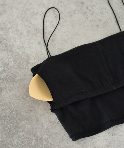 CODE A(コードエー)の「bandeau bra short top(チューブトップ・レディース・ライトグレー/ホワイト/ブラック・00)」の8枚目の写真