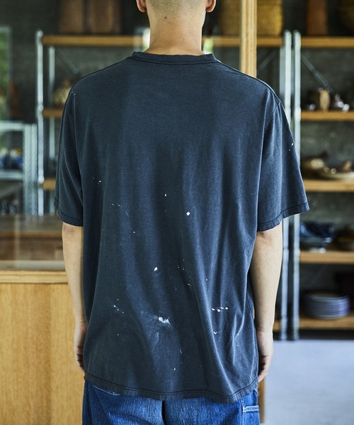 orSlow（オアスロウ）の「orSlow/オアスロウ T-SHIRT ORIGAMI PRINT/ORSL JPN PRINT (UNISEX) Tシャツ（Tシャツ/カットソー・メンズ・ブラック系2/ブラック・3/4/2）」の3枚目の写真