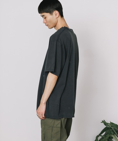 orSlow（オアスロウ）の「orSlow/オアスロウ T-SHIRT ORIGAMI PRINT/ORSL JPN PRINT (UNISEX) Tシャツ（Tシャツ/カットソー・メンズ・ブラック系2/ブラック・3/4/2）」の15枚目の写真