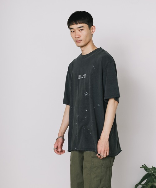 orSlow（オアスロウ）の「orSlow/オアスロウ T-SHIRT ORIGAMI PRINT/ORSL JPN PRINT (UNISEX) Tシャツ（Tシャツ/カットソー・メンズ・ブラック系2/ブラック・3/4/2）」の16枚目の写真