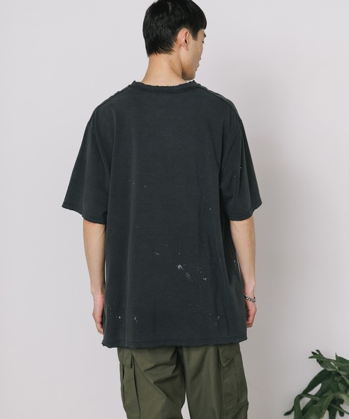 orSlow（オアスロウ）の「orSlow/オアスロウ T-SHIRT ORIGAMI PRINT/ORSL JPN PRINT (UNISEX) Tシャツ（Tシャツ/カットソー・メンズ・ブラック系2/ブラック・3/4/2）」の14枚目の写真