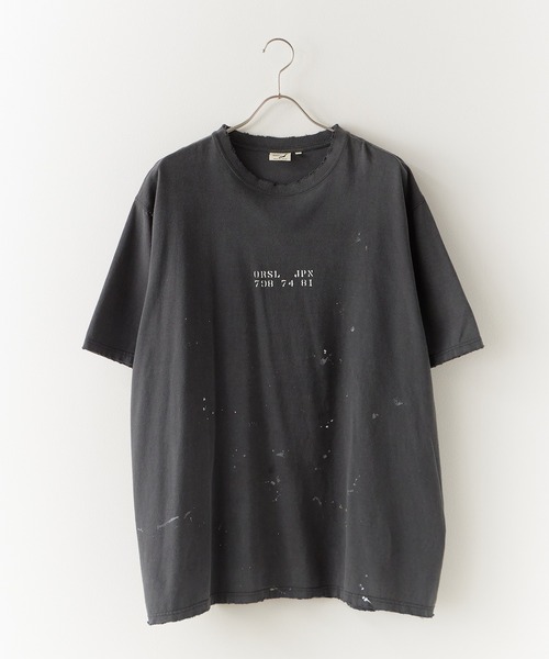 orSlow（オアスロウ）の「orSlow/オアスロウ T-SHIRT ORIGAMI PRINT/ORSL JPN PRINT (UNISEX) Tシャツ（Tシャツ/カットソー・メンズ・ブラック系2/ブラック・3/4/2）」の19枚目の写真