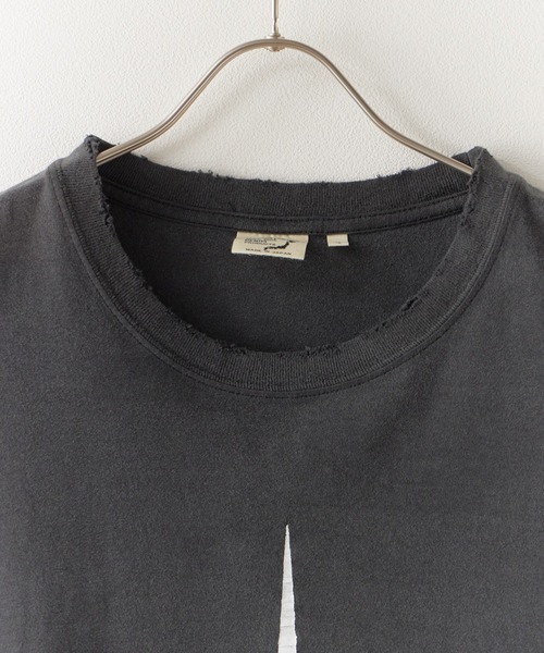 orSlow（オアスロウ）の「orSlow/オアスロウ T-SHIRT ORIGAMI PRINT/ORSL JPN PRINT (UNISEX) Tシャツ（Tシャツ/カットソー・メンズ・ブラック系2/ブラック・3/4/2）」の20枚目の写真