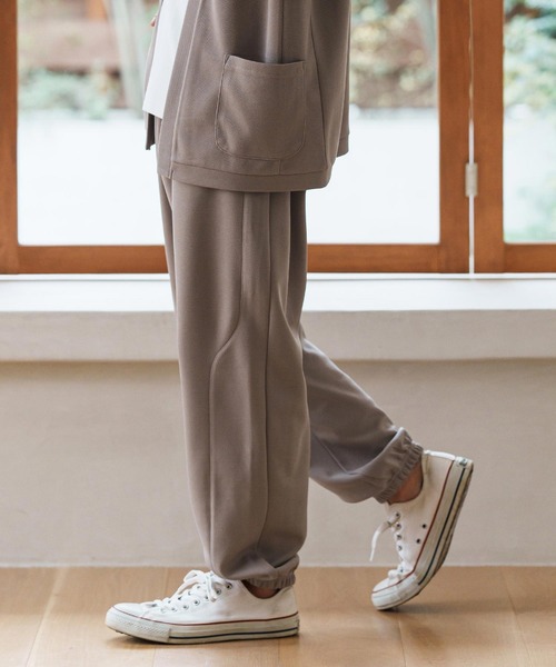 CAMBIO（カンビオ）の「mp13290-ワイドジョガーパンツ（その他パンツ・メンズ・ブラック/グレイッシュベージュ/チャコール・M/L/XL）」の4枚目の写真