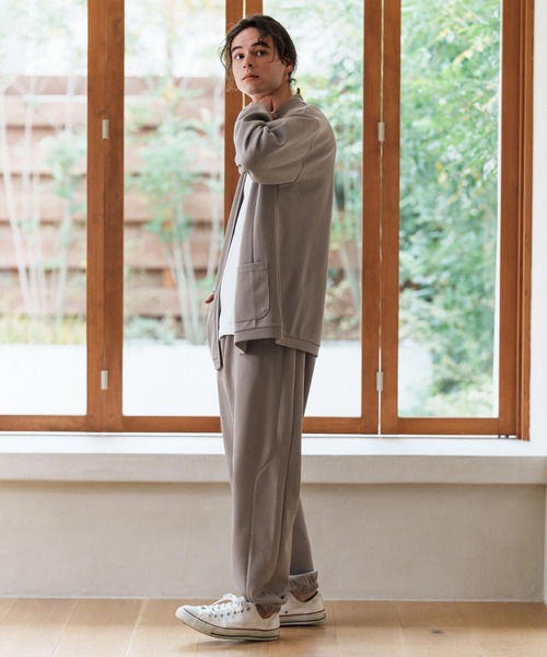 CAMBIO（カンビオ）の「mp13290-ワイドジョガーパンツ（その他パンツ・メンズ・ブラック/グレイッシュベージュ/チャコール・M/L/XL）」の8枚目の写真