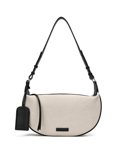 Ungrid(アングリッド)の「【Ungrid/アングリッド】リネンキャンバスコンビ カードケース付ショルダーバッグ(ショルダーバッグ・レディース・キャメル/アイボリー/ブラック・FREE)」の12枚目の写真