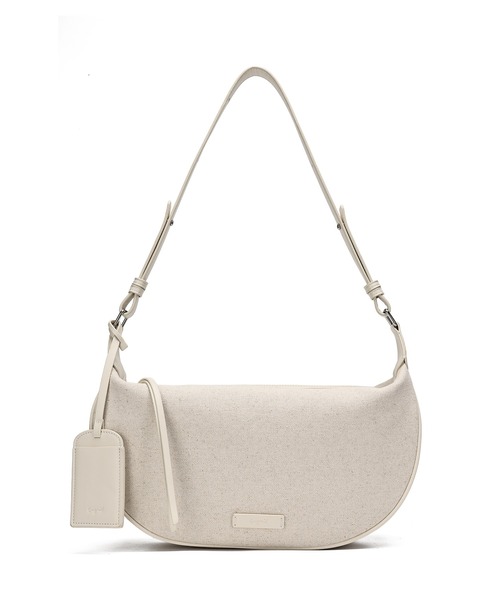 Ungrid(アングリッド)の「【Ungrid/アングリッド】リネンキャンバスコンビ カードケース付ショルダーバッグ(ショルダーバッグ・レディース・キャメル/アイボリー/ブラック・FREE)」の13枚目の写真