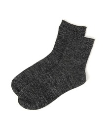 GLOBAL WORK | らくごこちリブラメクルーソックス/291766(ソックス/靴下)