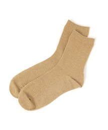 GLOBAL WORK | らくごこちリブラメクルーソックス/291766(ソックス/靴下)