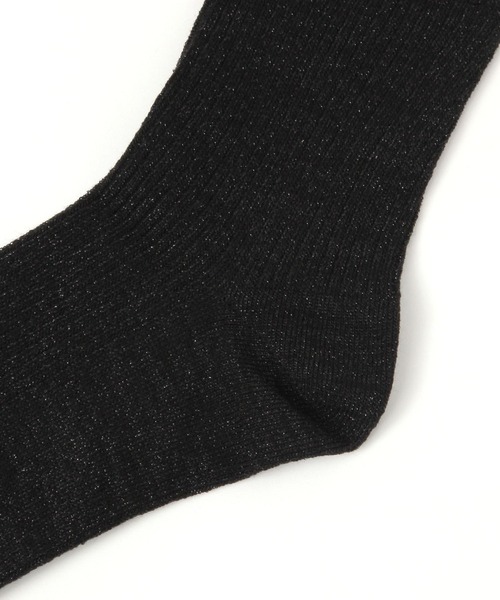 GLOBAL WORK（グローバルワーク）の「らくごこちリブラメクルーソックス/291766（ソックス/靴下・レディース・ライトグレー/グレー系その他/その他/ブラック/イエロー/ミント/ベージュ/ダークブラウン・FREE）」の10枚目の写真