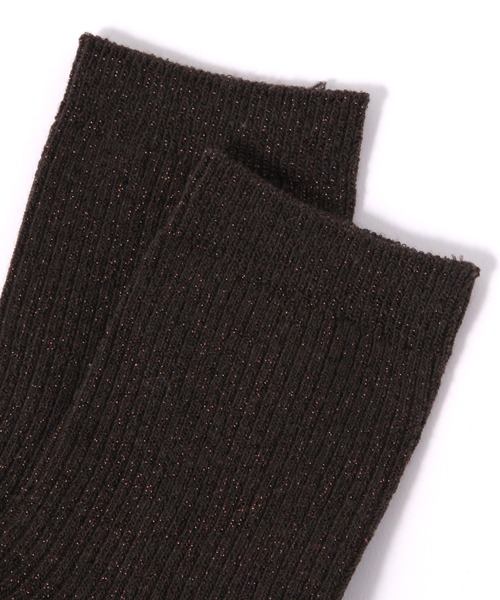 GLOBAL WORK（グローバルワーク）の「らくごこちリブラメクルーソックス/291766（ソックス/靴下・レディース・ライトグレー/グレー系その他/その他/ブラック/イエロー/ミント/ベージュ/ダークブラウン・FREE）」の16枚目の写真