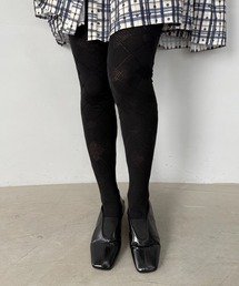 SANSeLF（サンセルフ）の「【SANSeLF】 アーガイル柄タイツ レトロムード sana25s005（タイツ/ストッキング・レディース）」