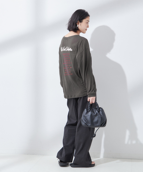 St.Johns 3rd club（セントジョンズサードクラブ）の「【ST.JOHNS 3RD CLUB】ロンTEE：カットソー（Tシャツ/カットソー・レディース・グレー系その他/ブラウン・FREE）」の5枚目の写真