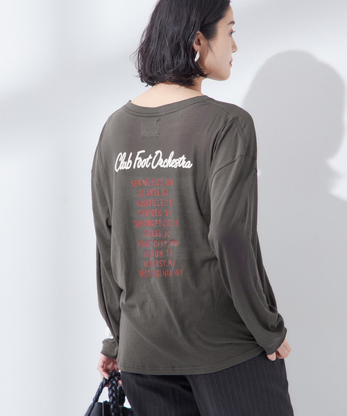 St.Johns 3rd club（セントジョンズサードクラブ）の「【ST.JOHNS 3RD CLUB】ロンTEE：カットソー（Tシャツ/カットソー・レディース・グレー系その他/ブラウン・FREE）」の9枚目の写真