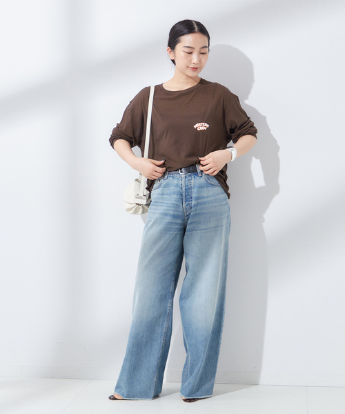 St.Johns 3rd club（セントジョンズサードクラブ）の「【ST.JOHNS 3RD CLUB】ロンTEE：カットソー（Tシャツ/カットソー・レディース・グレー系その他/ブラウン・FREE）」の10枚目の写真